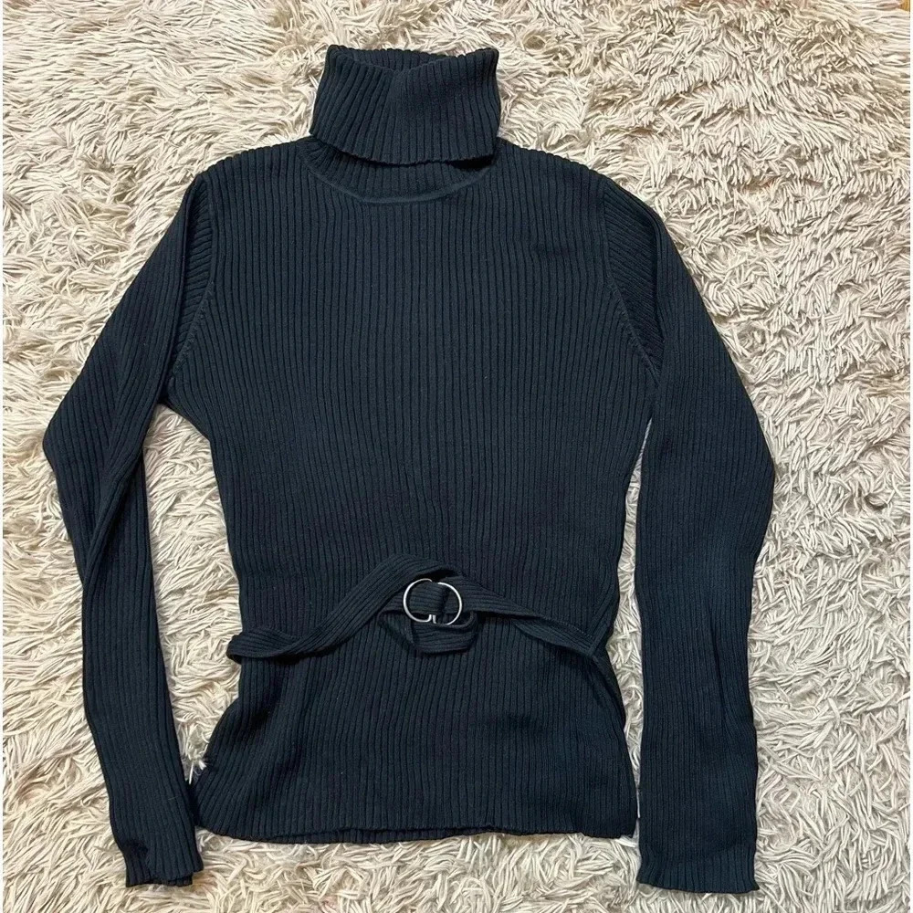 Black turtleneck